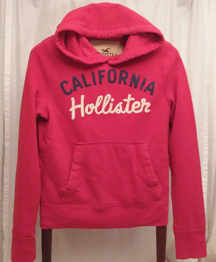 Hollister Pullover Hoodie SZ S  Quilted Hood